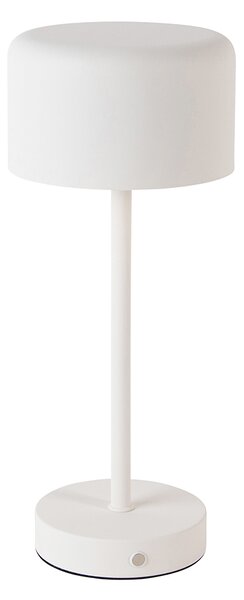 Nowoczesna lampa stołowa biała na akumulator - Poppie Oswietlenie wewnetrzne