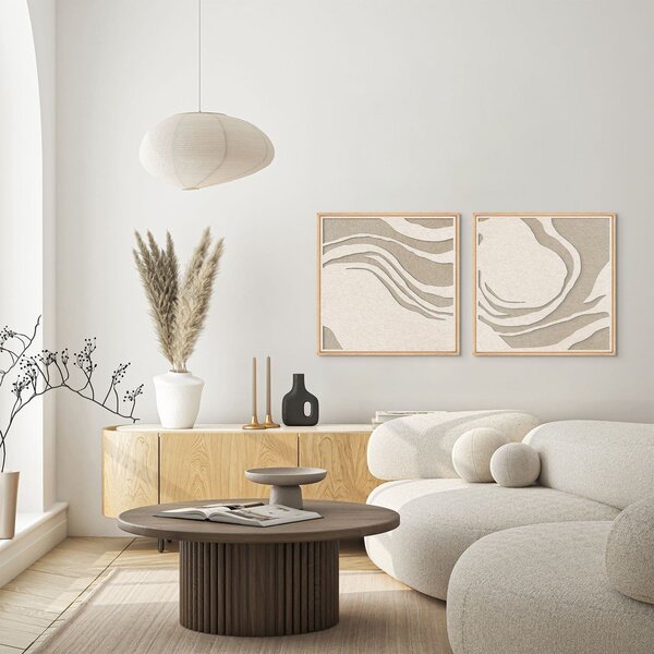Obraz akustyczny 3D z ramą w zestawie 62x62 cm Sacred Silence 2 – Malerifabrikken