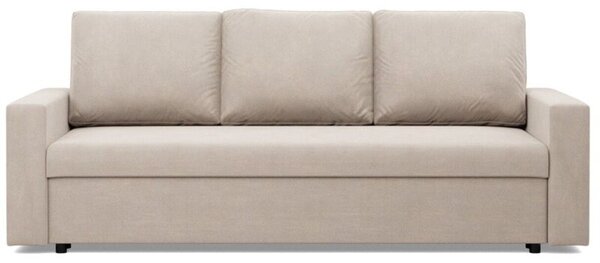 Kanapa 3 osobowa, BLOM, velvet, 220x92x92 cm, beÅ¼owy | TYLETEGOTU