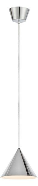 Metalowa lampa wisząca w kolorze srebra z metalowym kloszem ø 19 cm Tip – Markslöjd