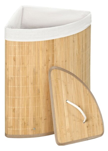 Bambusowy kosz na pranie w naturalnym kolorze 40 l Bamboo – Compactor