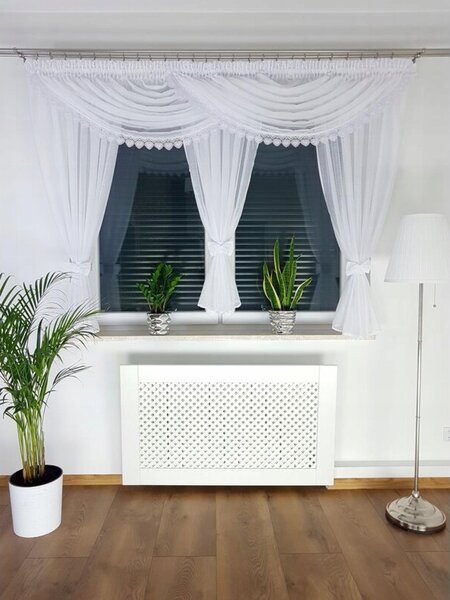 Firana do salonu sable 600 x 155 z gipiurÄ w serca