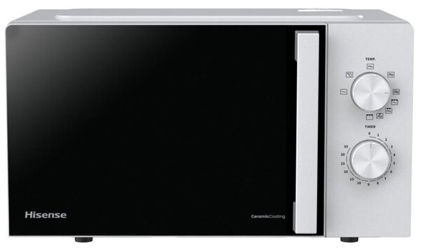 Kuchenka mikrofalowa HISENSE H20MOWP1HG 700W średnica 25.5 cm pojemność 20L Biało-czarny