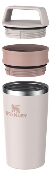 Jasnoróżowy kubek termiczny ze stali nierdzewnej 350 ml Café-To-Go Rose Quartz – Stanley