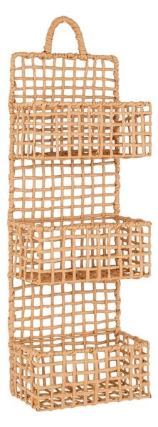 Wielopoziomowa metalowa półka w naturalnym kolorze 25 cm Sines – House Nordic