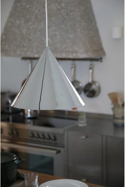 Metalowa lampa wisząca w kolorze srebra z metalowym kloszem ø 37,5 cm Tip – Markslöjd