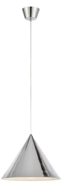 Metalowa lampa wisząca w kolorze srebra z metalowym kloszem ø 37,5 cm Tip – Markslöjd