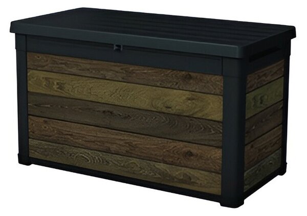 Skrzynia ogrodowa KETER Signature Deco 380L Brązowo-szary