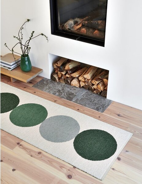 Zielono-kremowy chodnik odpowiedni na zewnątrz 70x280 cm Otto Herb – Pappelina