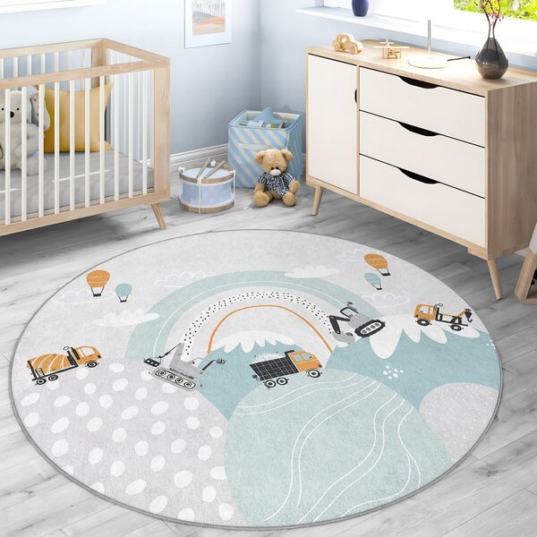Dywan dziecięcy odpowiedni do prania ø120 cm Snowy Hills – Mila Home