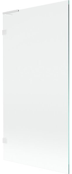 Mexen Lunar L parawan nawannowy 1-skrzydłowy 90 x 150 cm, transparent, biały - 897L-090-000-20-00