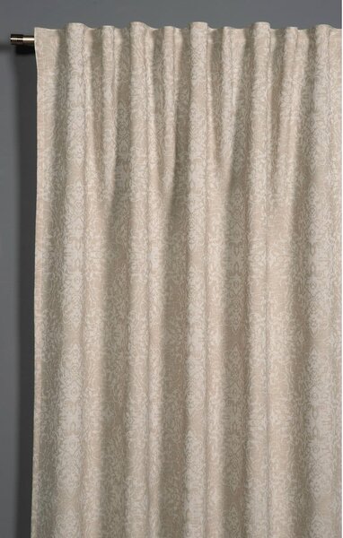 Beżowa żakardowa termiczna zasłona zaciemniająca 140x245 cm Ornament – Sehlbach