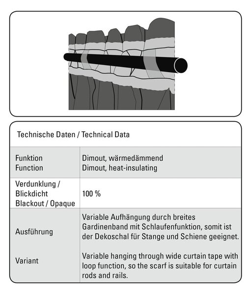 Beżowa żakardowa termiczna zasłona zaciemniająca 140x245 cm Ornament – Sehlbach
