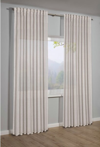 Beżowa zasłona 135x245 cm Etamine – Sehlbach