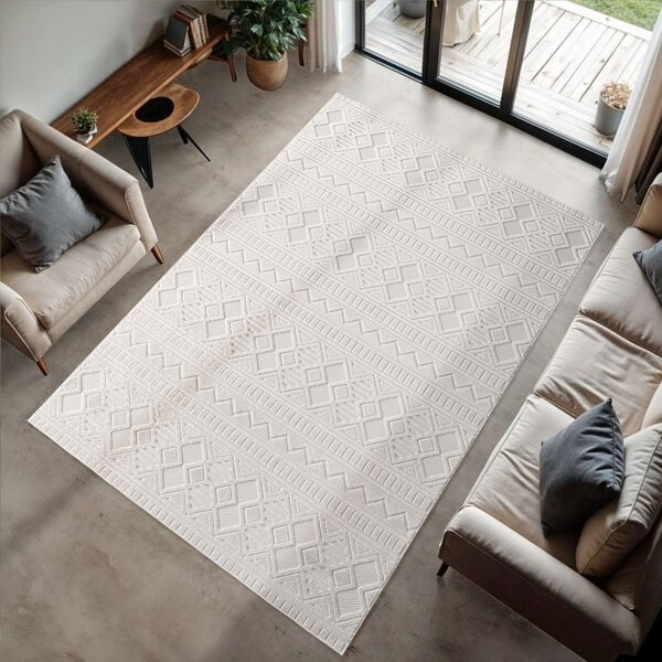 Kremowy dywan odpowiedni na zewnątrz 120x170 cm Doha 1652 Cream – Ayyildiz Carpets
