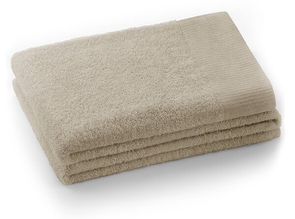 Beżowy bawełniany ręcznik frotte 30x50 cm Amari – Restilo