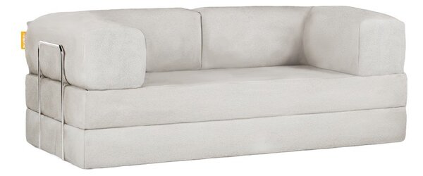 Beżowa rozkładana sofa z materiału bouclé 180 cm Bloom – TemaHome