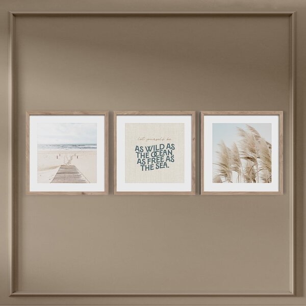 Obrazy zestaw 3 szt. 30x40 cm Seaside – Styler