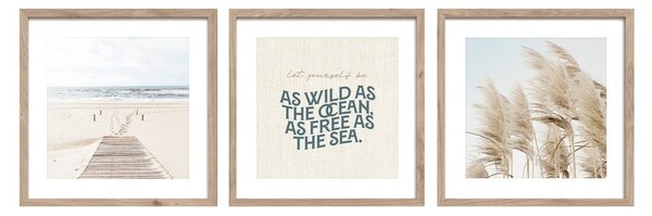 Obrazy zestaw 3 szt. 30x40 cm Seaside – Styler