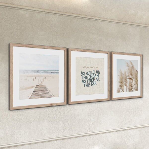 Obrazy zestaw 3 szt. 30x40 cm Seaside – Styler