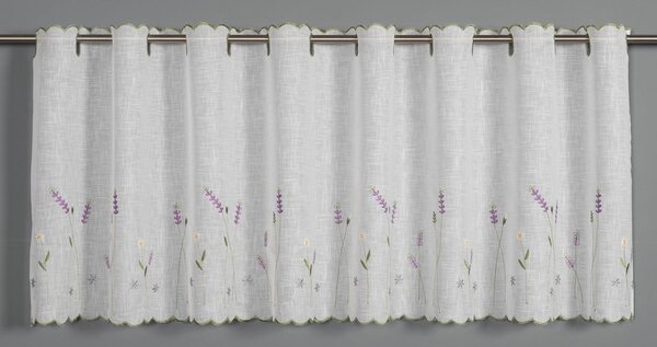 Biała firanka 135x45 cm Lavender – Sehlbach