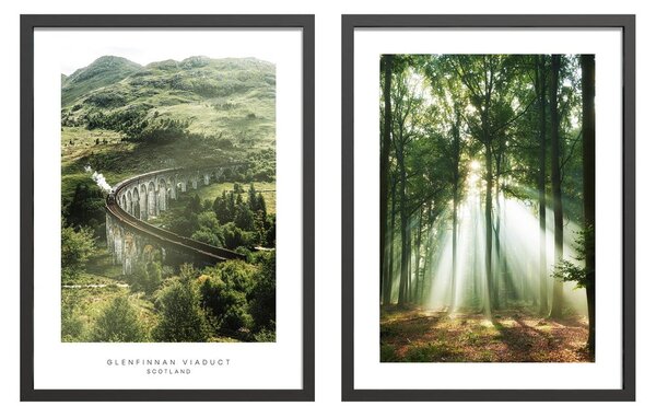 Obrazy zestaw 2 szt. 30x40 cm Woods – Styler