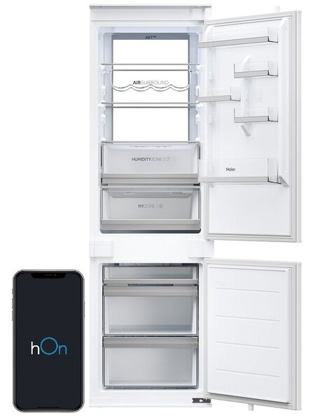 Lodówka HAIER HBW7518C oświetlenie Daylight, Szuflada My Zone, System ABT
