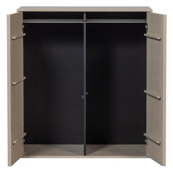 Kremowa szafa modułowa z litego drewna sosnowego 300x200 cm Daily – vtwonen