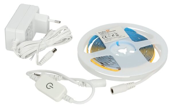 Taśma LED 25W ciepła barwa 3 metry z zasilaczem LUMOS LED SET CB KBLSTN3MCB Kobi