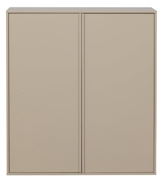 Kremowa szafa modułowa z litego drewna sosnowego 100x110 cm Daily – vtwonen