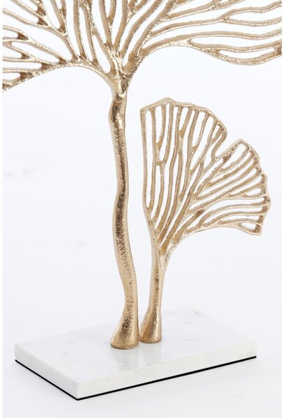 Metalowa figurka (wysokość 48 cm) Leaf – Light & Living