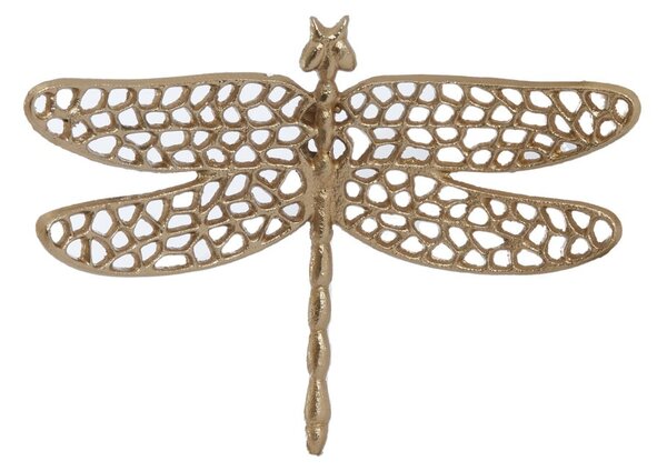 Metalowa dekoracja ścienna 24x17,5 cm Dragonfly – Light & Living