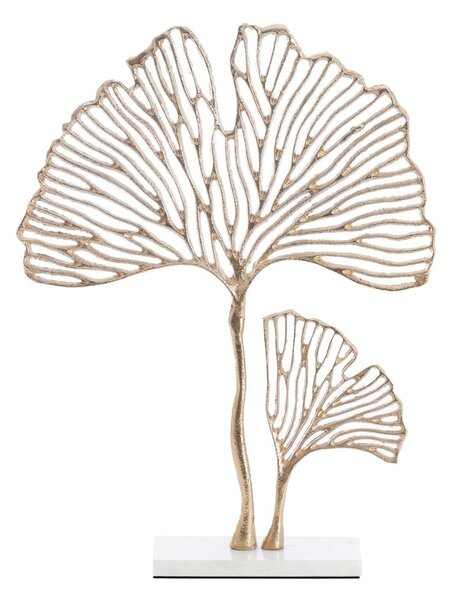 Metalowa figurka (wysokość 48 cm) Leaf – Light & Living