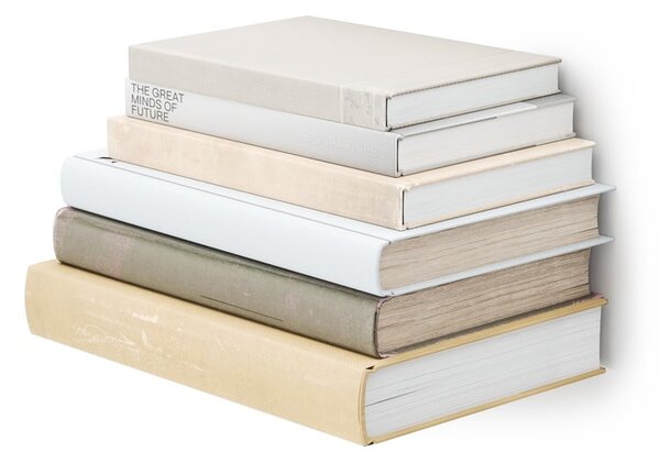Srebrne metalowe półki zestaw 3 szt. 18 cm Conceal – Umbra