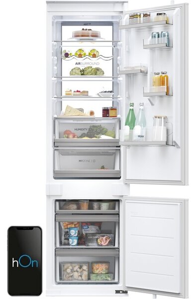 Lodówka HAIER HBW7519DT oświetlenie Daylight, Szuflada My Zone, System ABT
