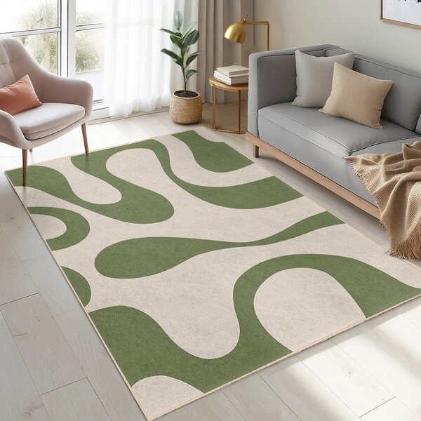Zielony chodnik odpowiedni do prania 60x230 cm Matcha Latte – Mila Home