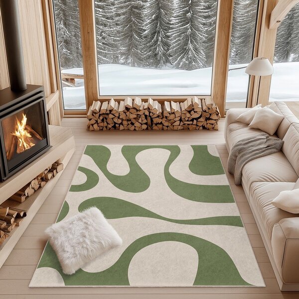 Zielony chodnik odpowiedni do prania 60x230 cm Matcha Latte – Mila Home