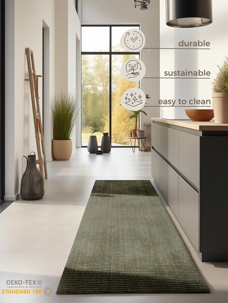 Chodnik z juty w kolorze khaki 80x200 cm Bouclé – Hanse Home