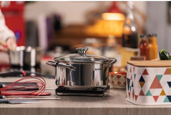 Garnek ze stali nierdzewnej odpowiedni na indukcję Cook Eat – Tefal