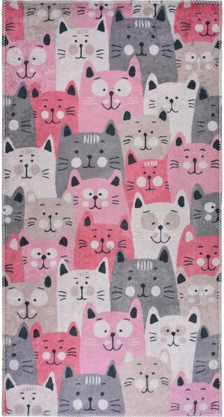 Różowy dywan dziecięcy 160x230 cm Silly Cats – Vitaus