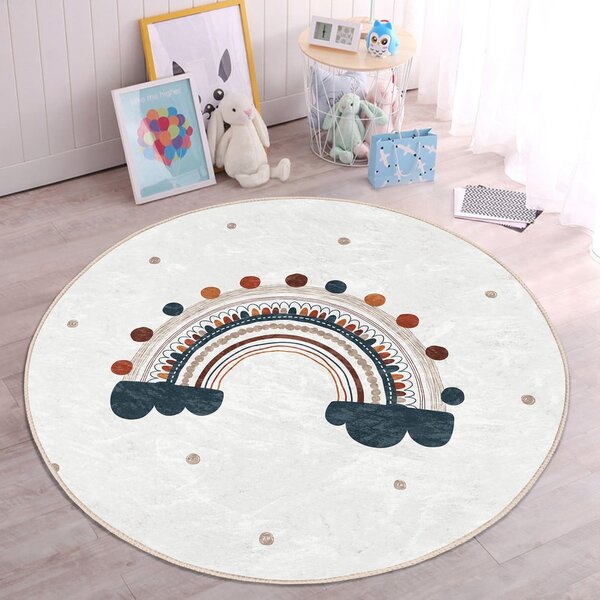 Kremowy dywan dziecięcy ø 80 cm Comfort – Mila Home