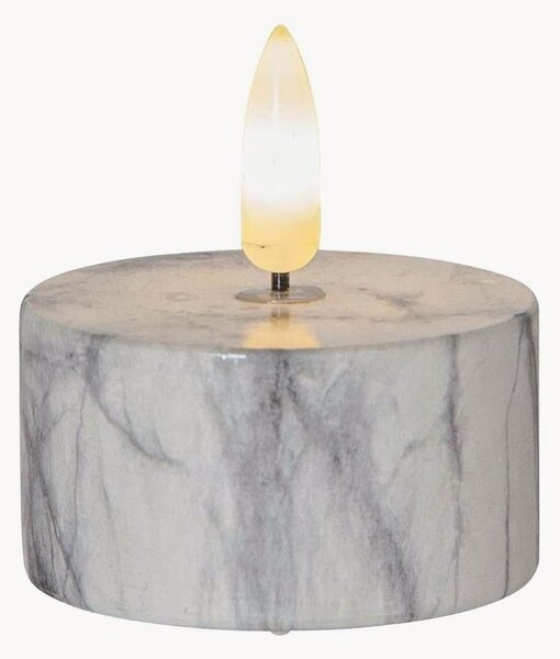 Świeczka LED z funkcją timera Flame Marble, 2 szt