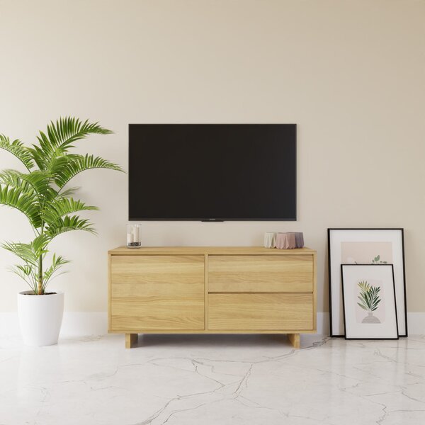 Szafka RTV Fierra Loft I, Szafka RTV drewniana pod Telewizor o szerokości 127 cm