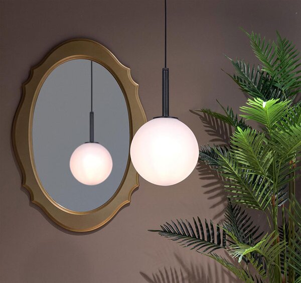Lampa wisząca z okrągłym kloszem 16 cm - S765 K5-B92