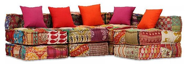Modułowa sofa patchworkowa Demri 6D