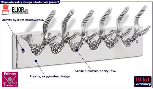 Zestaw wieszaków ściennych z porożami H9-T13