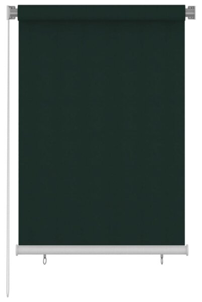 Roleta zewnętrzna, 100x140 cm, ciemnozielona, HDPE