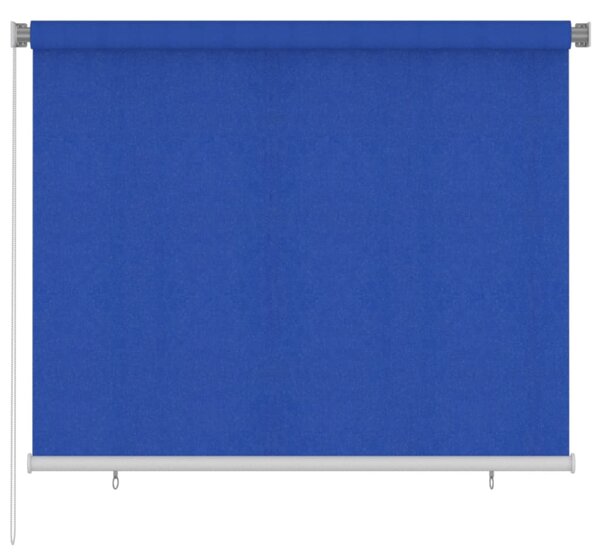 Roleta zewnętrzna, 180x140 cm, niebieska, HDPE