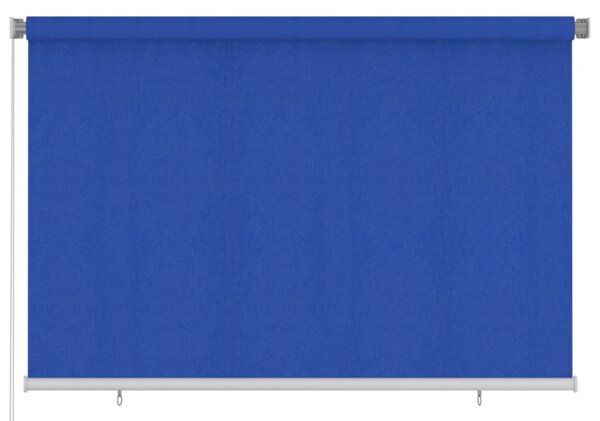 Roleta zewnętrzna, 220x140 cm, niebieska, HDPE