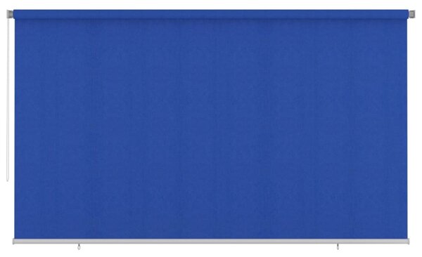 Roleta zewnętrzna, 400x230 cm, niebieska, HDPE